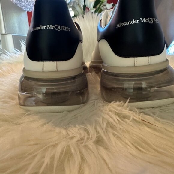 Alexander McQueen Oversized Sneakers – White with Clear Sole (Men’s 43.5 / US 10 - Picture 11 of 14